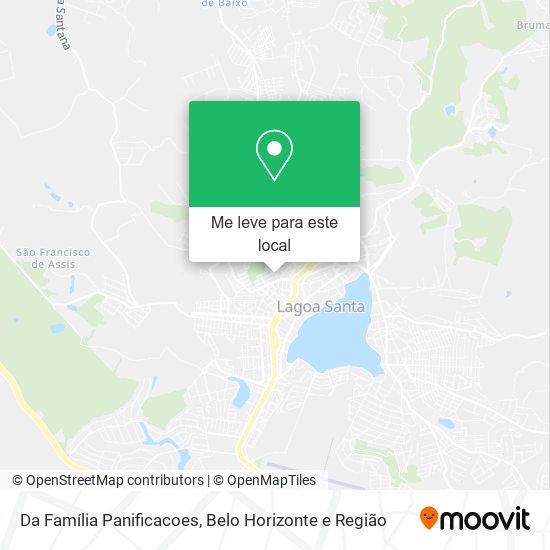 Da Família Panificacoes mapa