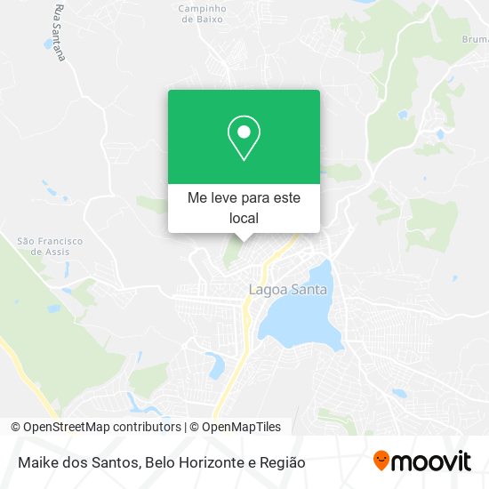 Maike dos Santos mapa