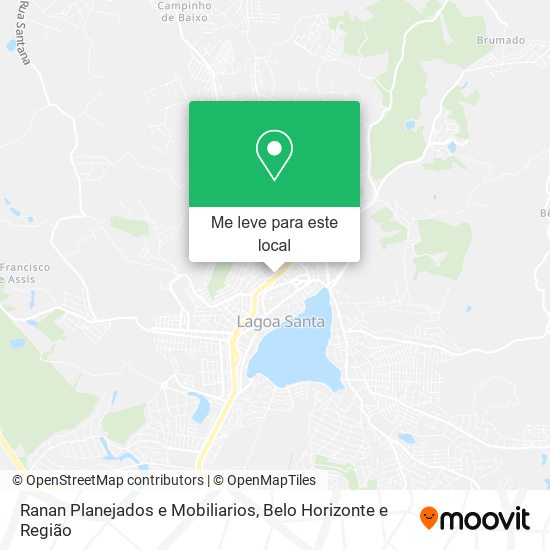 Ranan Planejados e Mobiliarios mapa