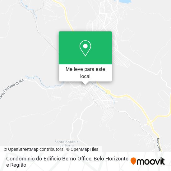 Condominio do Edificio Bemo Office mapa