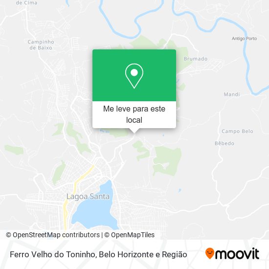 Ferro Velho do Toninho mapa
