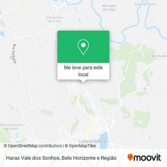 Haras Vale dos Sonhos mapa