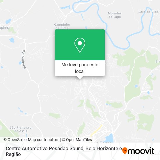 Centro Automotivo Pesadão Sound mapa
