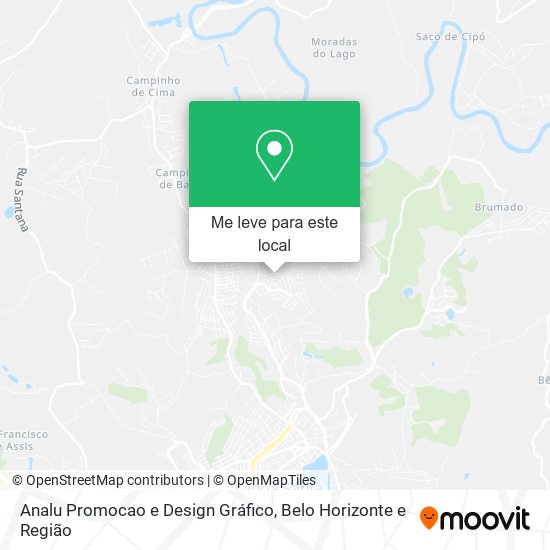 Analu Promocao e Design Gráfico mapa