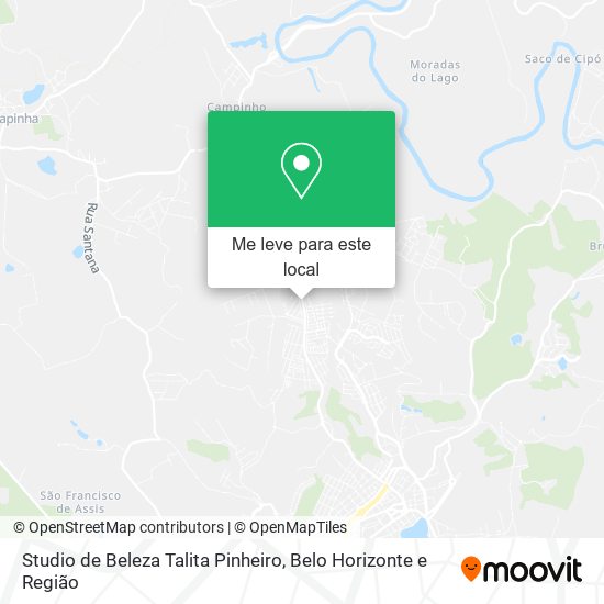 Studio de Beleza Talita Pinheiro mapa