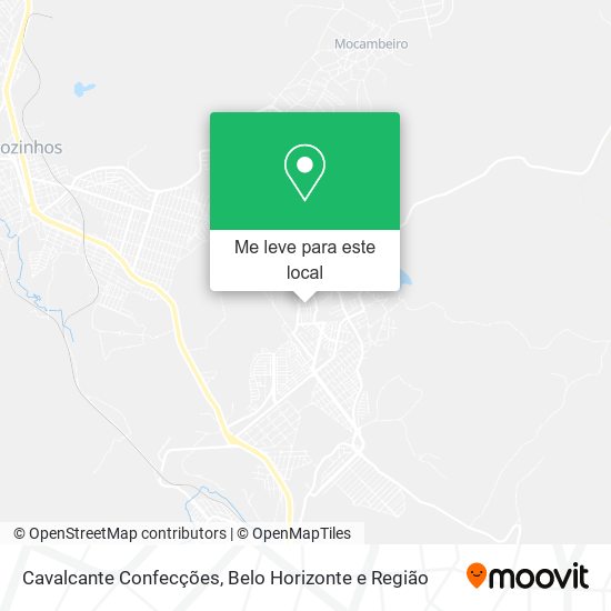 Cavalcante Confecções mapa