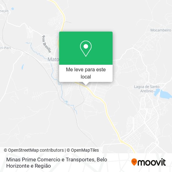 Minas Prime Comercio e Transportes mapa