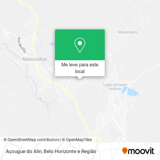 Açougue do Alin mapa