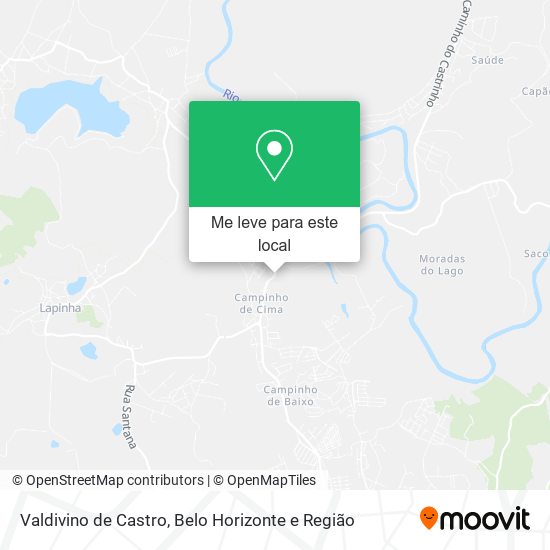 Valdivino de Castro mapa
