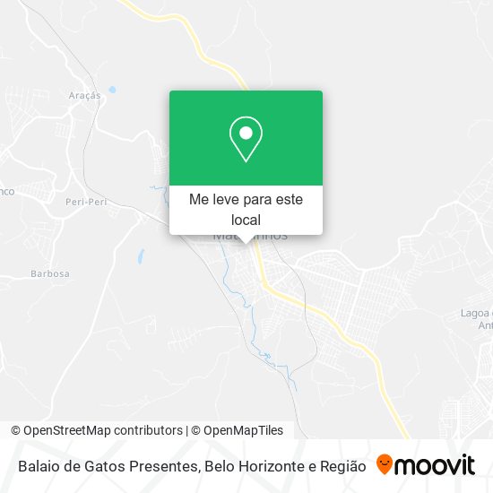 Balaio de Gatos Presentes mapa