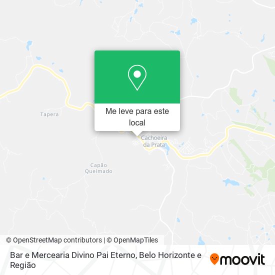 Bar e Mercearia Divino Pai Eterno mapa