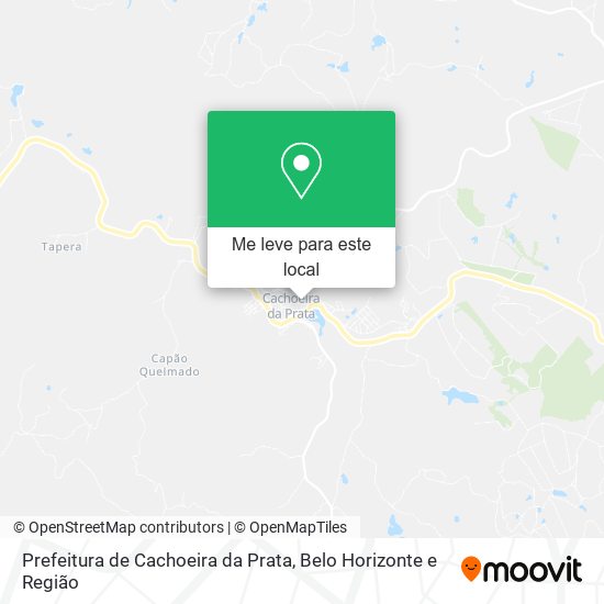 Prefeitura de Cachoeira da Prata mapa