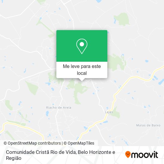 Comunidade Cristã Rio de Vida mapa