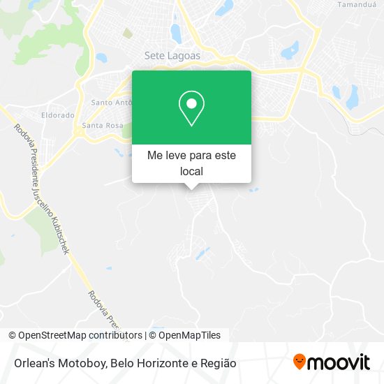 Orlean's Motoboy mapa