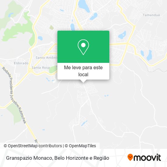 Granspazio Monaco mapa