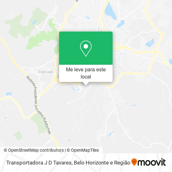 Transportadora J D Tavares mapa
