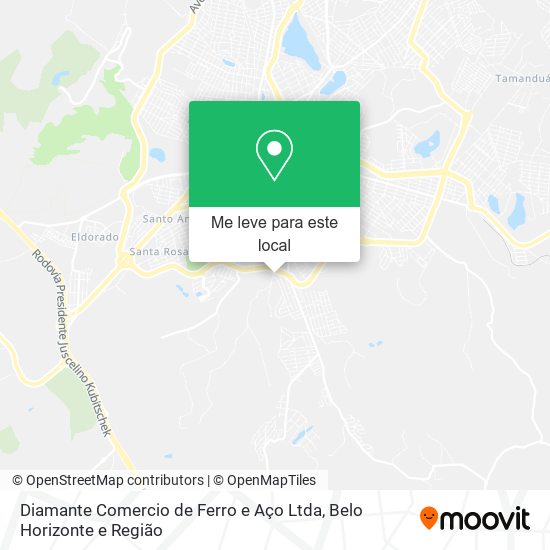Diamante Comercio de Ferro e Aço Ltda mapa