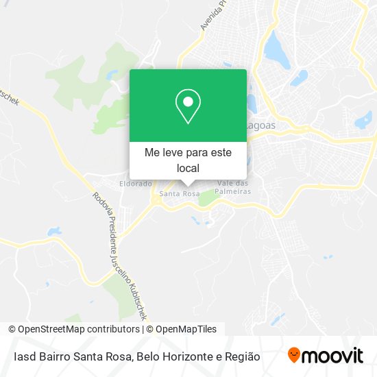 Iasd Bairro Santa Rosa mapa
