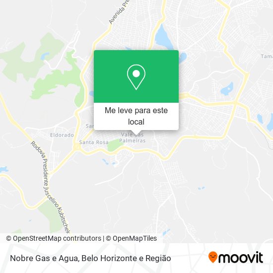 Nobre Gas e Agua mapa