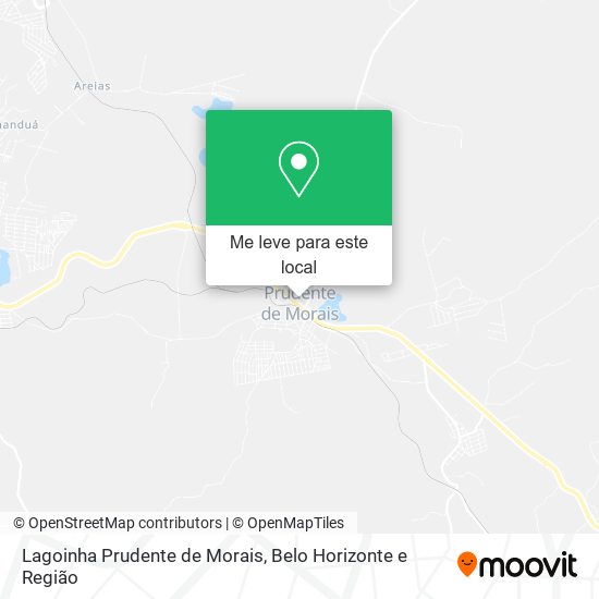Lagoinha Prudente de Morais mapa