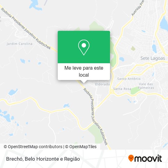 Brechó mapa