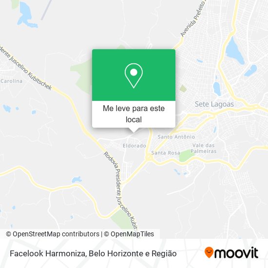 Facelook Harmoniza mapa