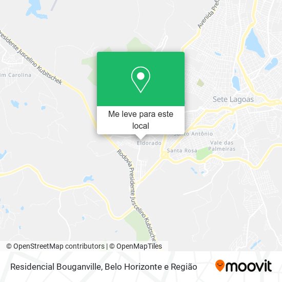 Residencial Bouganville mapa