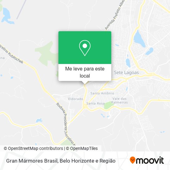 Gran Mármores Brasil mapa