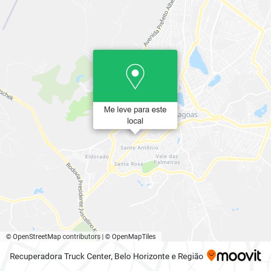 Recuperadora Truck Center mapa