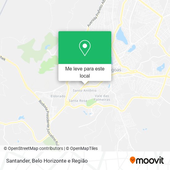 Santander mapa