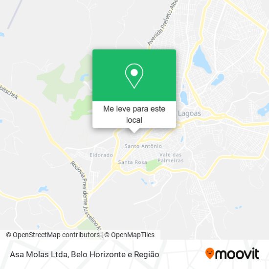 Asa Molas Ltda mapa