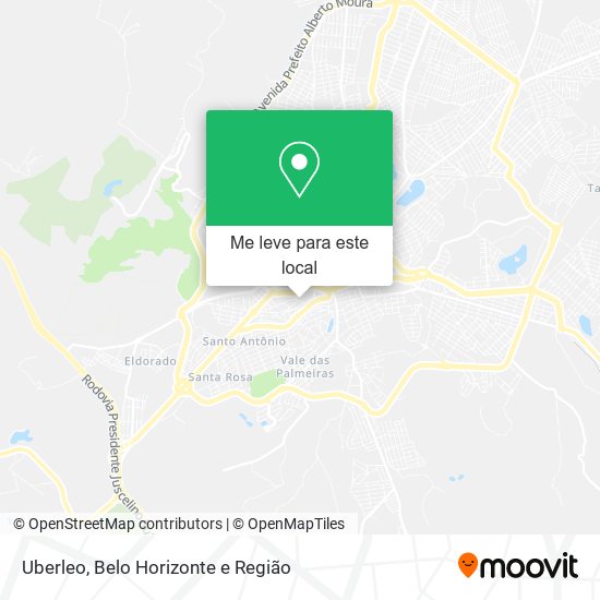 Uberleo mapa