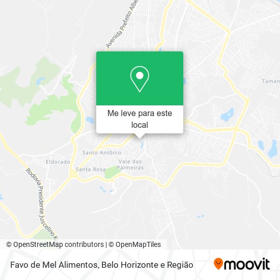 Favo de Mel Alimentos mapa