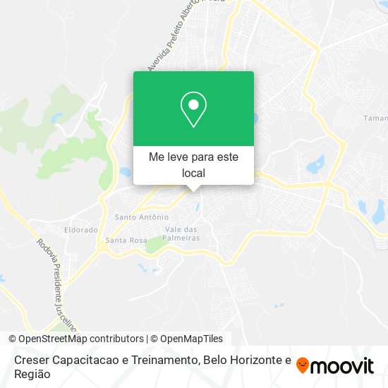 Creser Capacitacao e Treinamento mapa