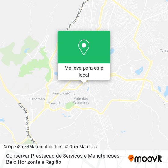 Conservar Prestacao de Servicos e Manutencoes mapa