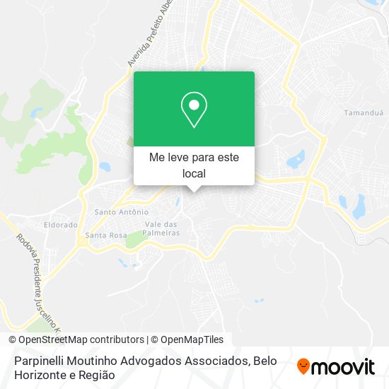 Parpinelli Moutinho Advogados Associados mapa
