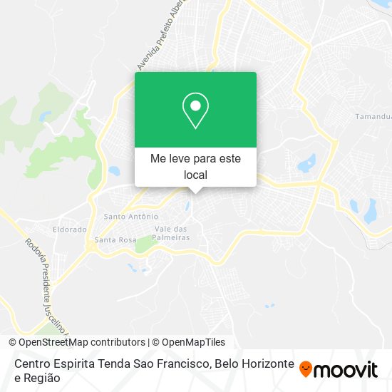 Centro Espirita Tenda Sao Francisco mapa