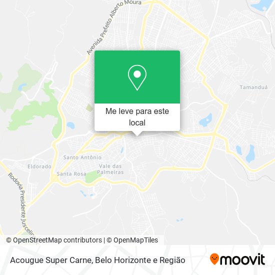 Acougue Super Carne mapa