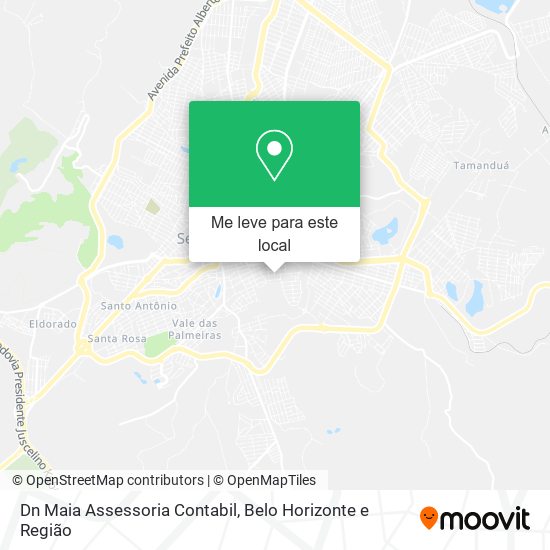 Dn Maia Assessoria Contabil mapa