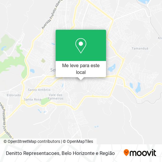 Denitto Representacoes mapa