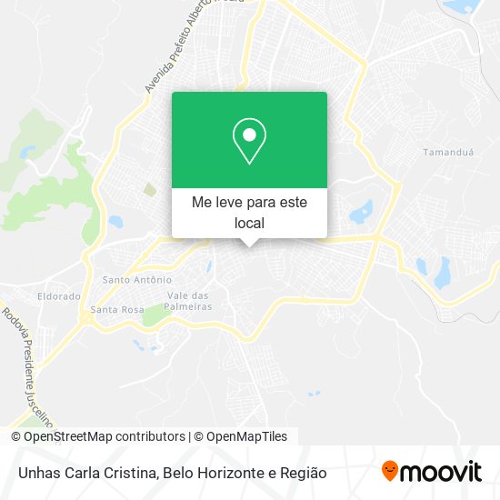 Unhas Carla Cristina mapa