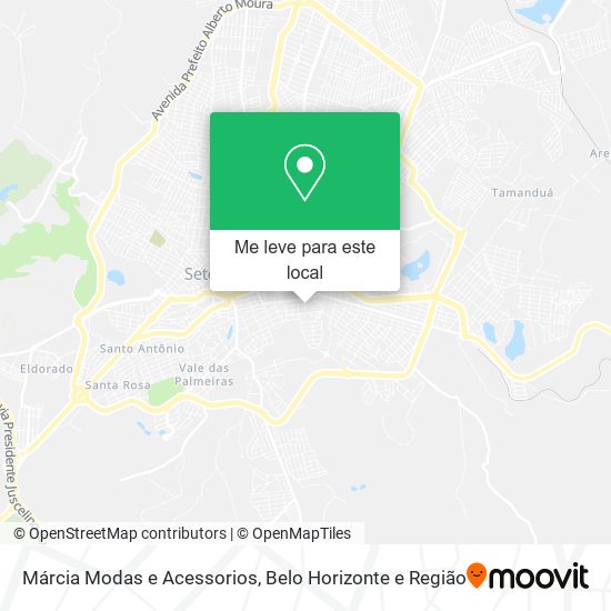 Márcia Modas e Acessorios mapa