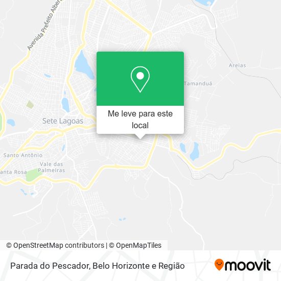 Parada do Pescador mapa