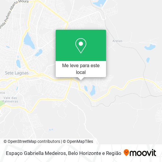 Espaço Gabriella Medeiros mapa