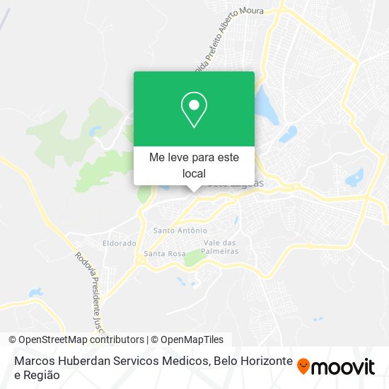 Marcos Huberdan Servicos Medicos mapa