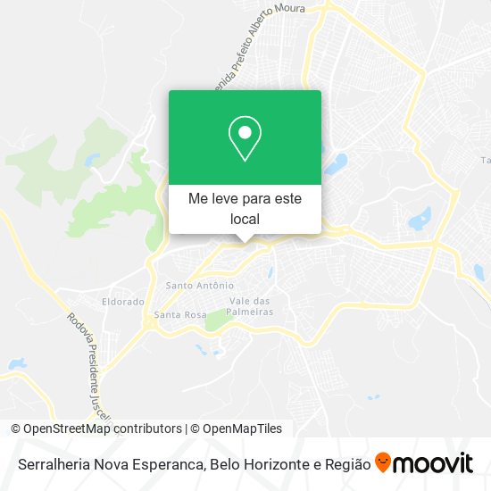 Serralheria Nova Esperanca mapa