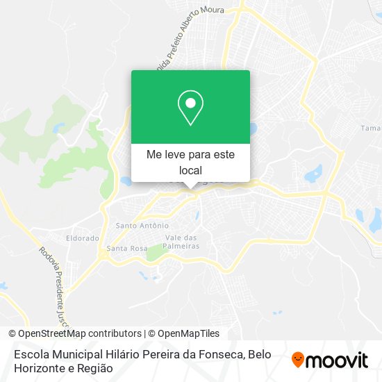 Escola Municipal Hilário Pereira da Fonseca mapa