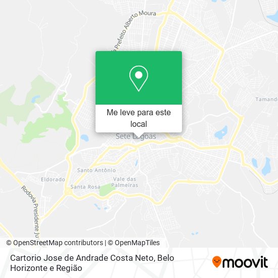 Cartorio Jose de Andrade Costa Neto mapa