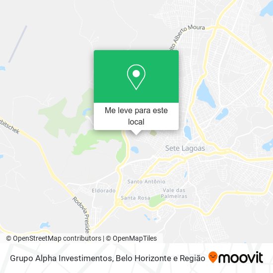 Grupo Alpha Investimentos mapa