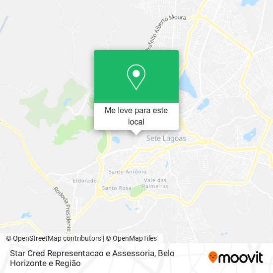 Star Cred Representacao e Assessoria mapa
